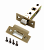 Защелка межкомнатная RENZ L 5-45 MAB (бронза античная)