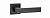 Ручка дверная TIXX 231-03 slim В черный